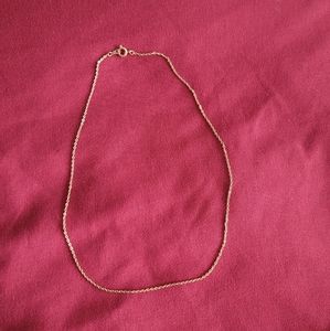 14 inch gold necklace